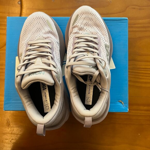 Hoka One One Women's Purple and Grey Trainers - Picture 6 of 8